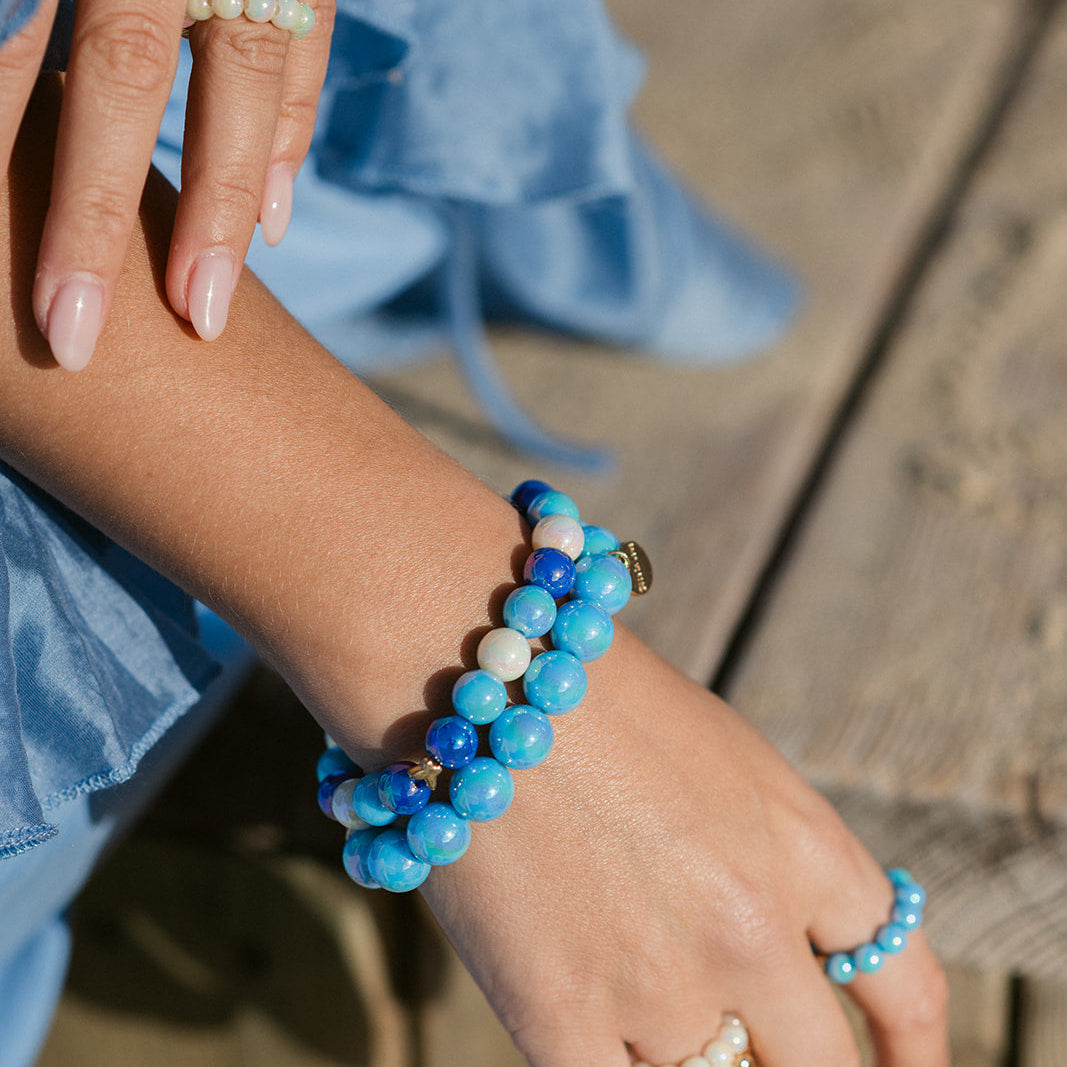 Armband Set Azurblau