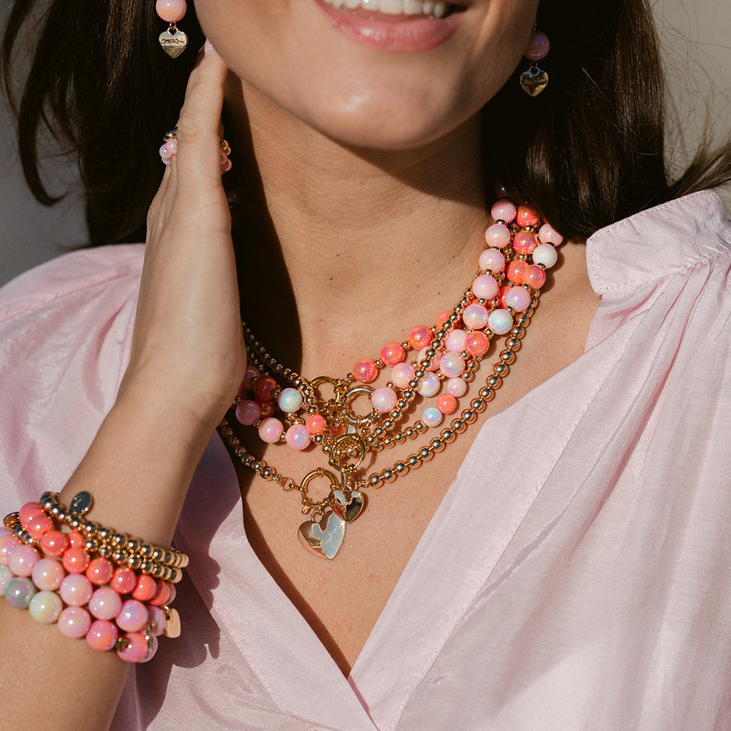 Halsketten Set Coralle