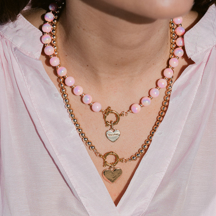 Halskette Pur 14K vergoldet