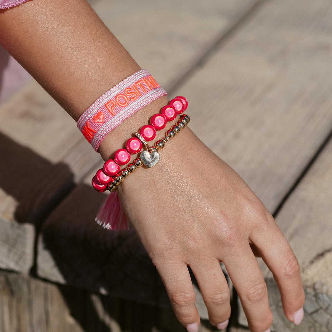 Berry Multicolor Perlenarmband Set – Matt Glow Classic