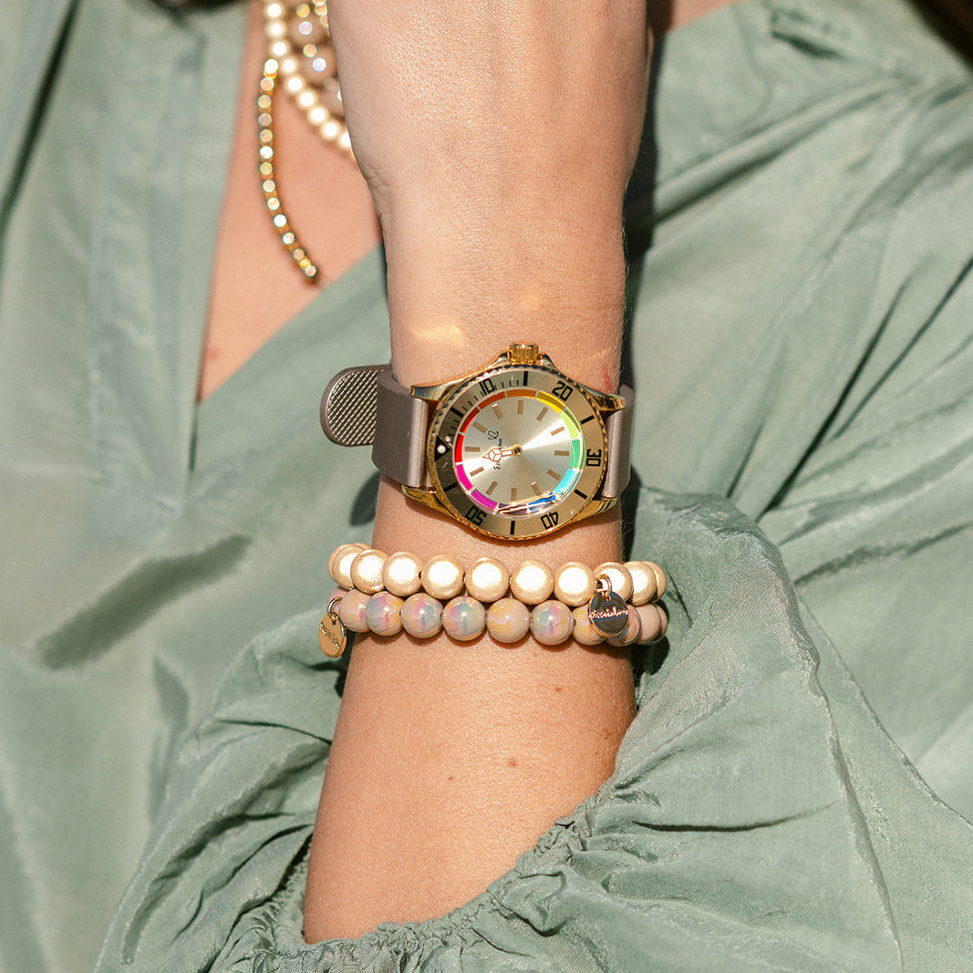 Limited Edition: Armbanduhr Taupe