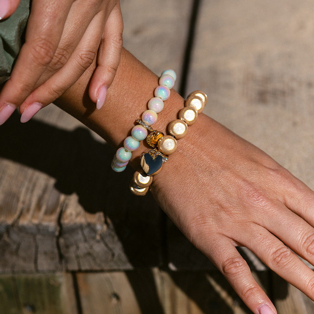 Armband Set Champagner Glow