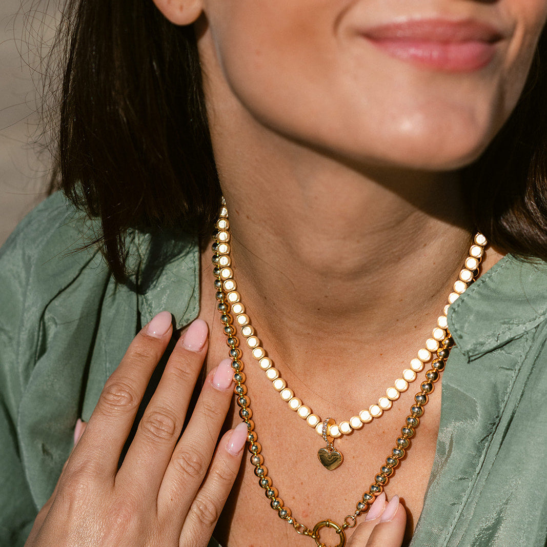 Halsketten Set Champagner Pur