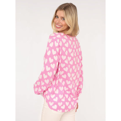 Bluse "Herz Classic" Rosa