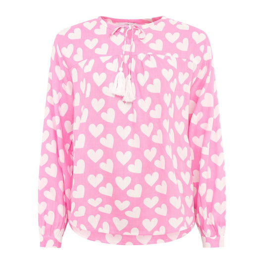Bluse "Herz Classic" Rosa