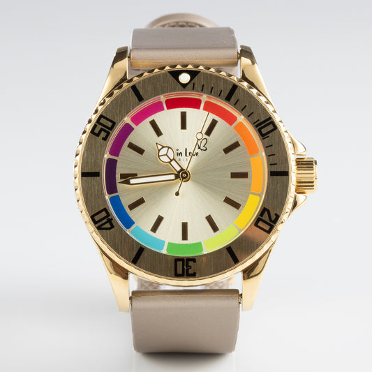 Armbanduhr taupe