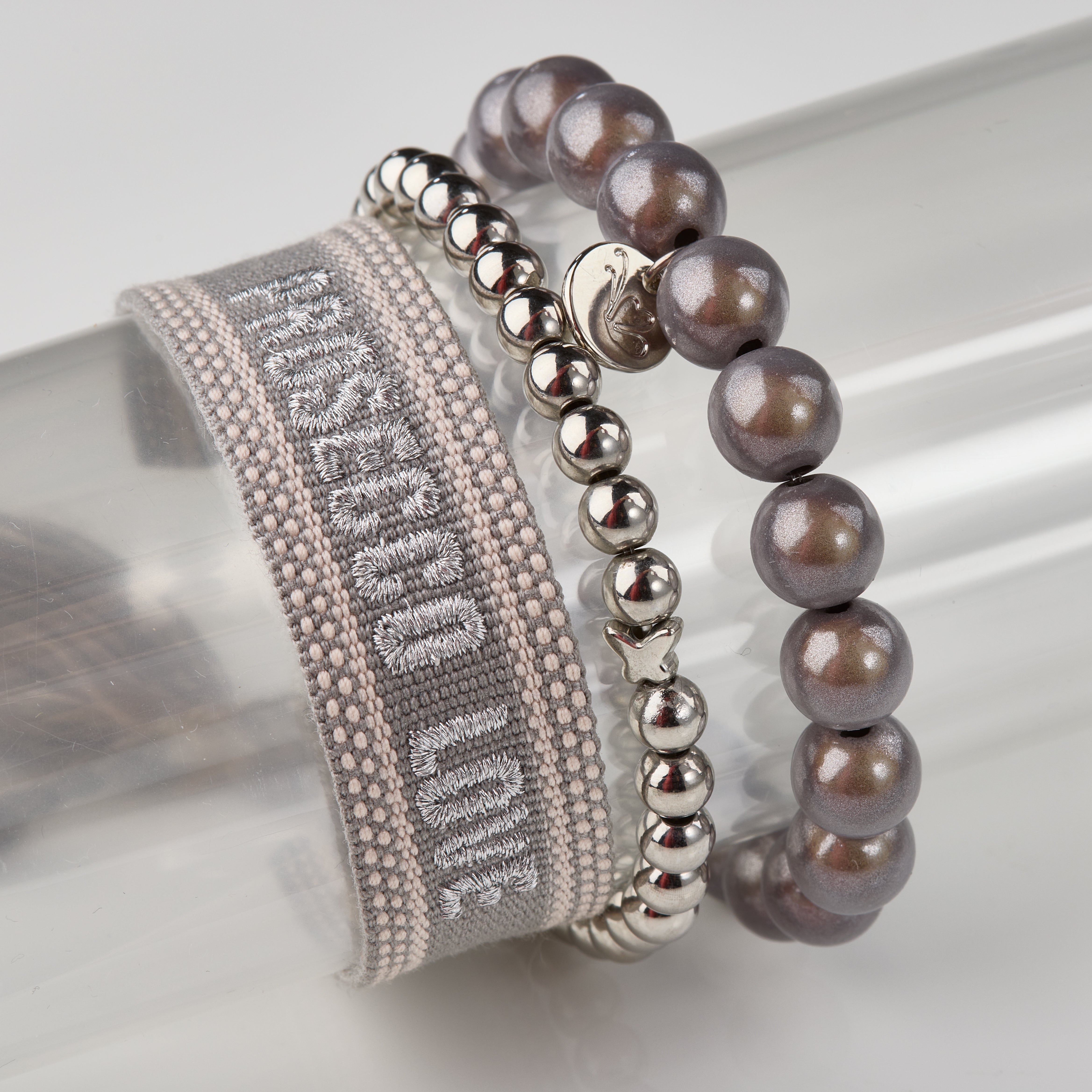 "Proseco Love" Taupe Set