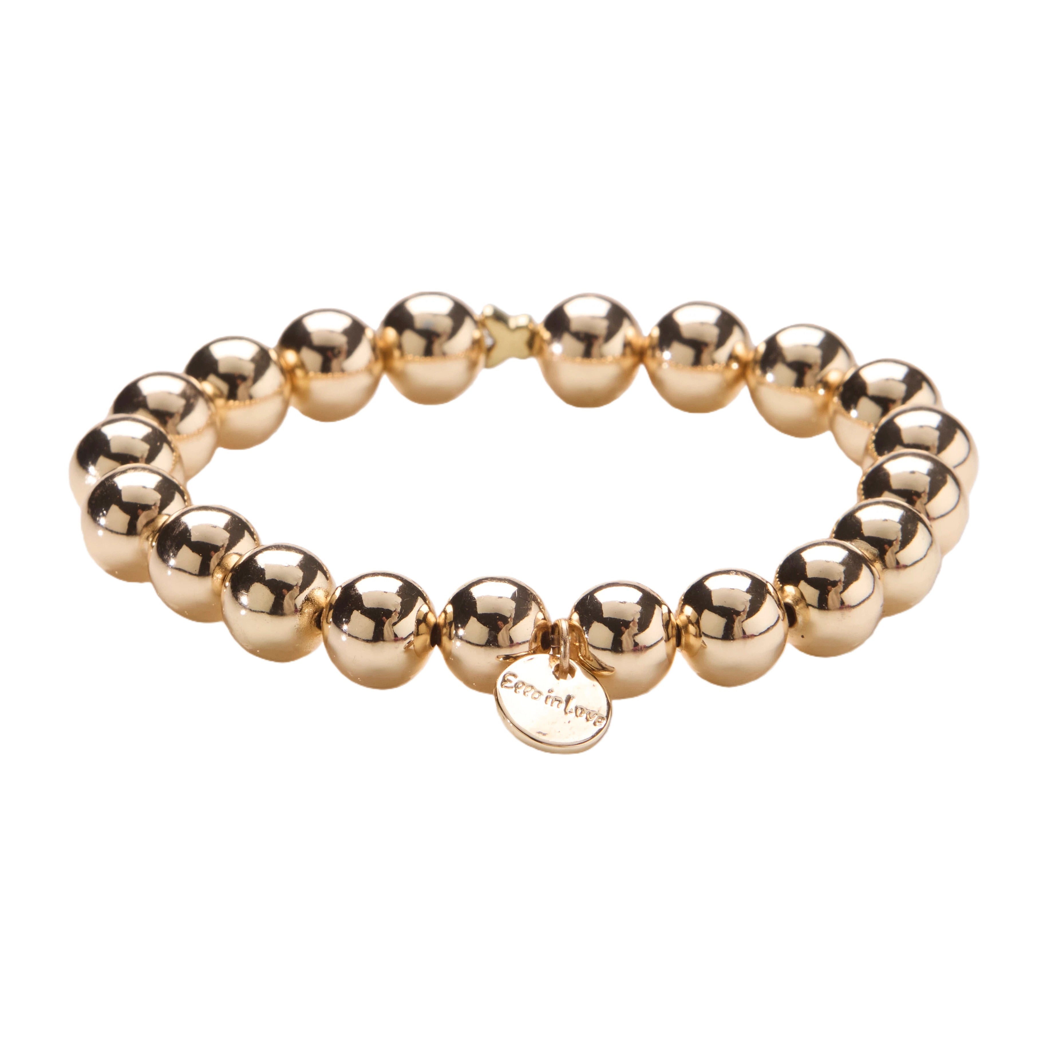 Perlenarmband Gold Touch