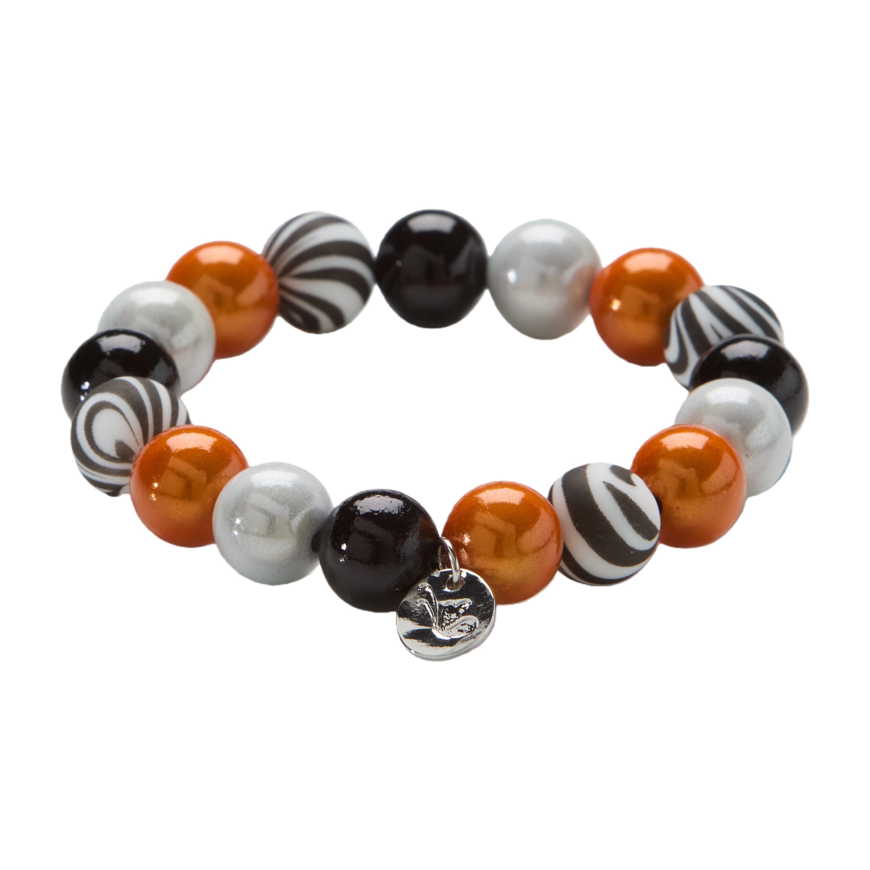 Perlenarmband Sunset Zebra