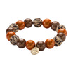 Perlenarmband Leo Sunset