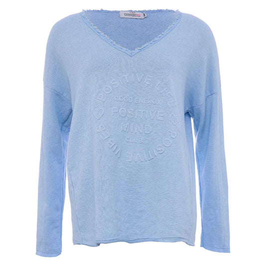 Sweatshirt BW "Positive Mind" Hellblau