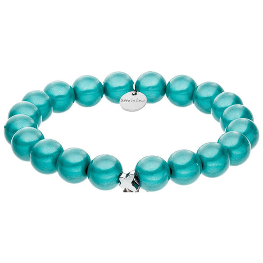 Perlenarmband Türkis