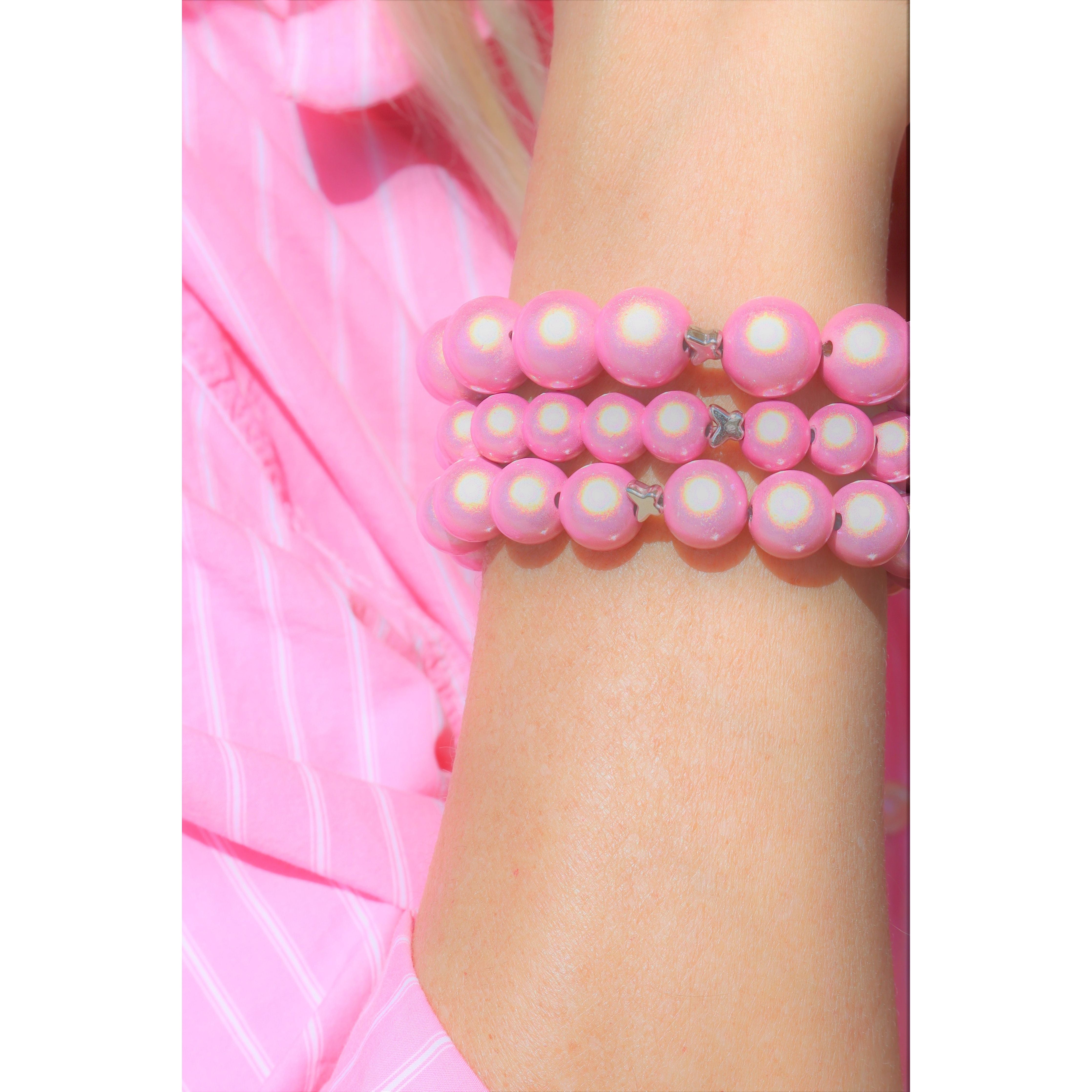 Perlenarmband Rosado